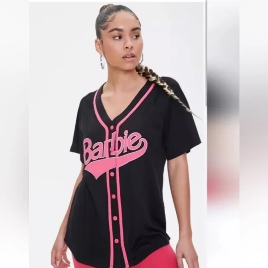 Forever 21 x Barbie Baseball Jersey – Size Medium